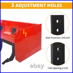 6pcs/set 16'' Box Blade Shank Scarifier Shanks Teeth 3 Holes Box Scraper Shank