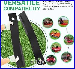 7555 Rotary Cutter Blades 24''x3/4 Lawn Mower Blades For Bush Hog, 2 Blade Set