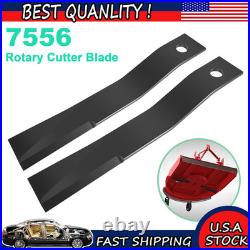 7556 Rotary Cutter Blades 27 x3/4 Lawn Mower Blades For Bush Hog, 2 Blade Set