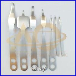 7 Hohmann Retractor Set New Orthopedic Surgical Instruments