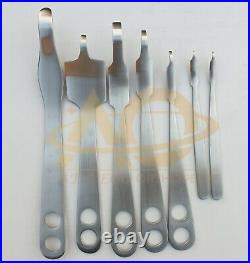 7 Hohmann Retractor Set New Orthopedic Surgical Instruments