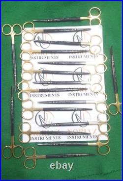 AESCULAP BC271B6 7 Metzenbaum Noir Durotip Curved Scissors Set of 13 German