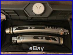 AHSOKA TANO Star Wars Legacy Lightsabers + 2 Blade Set 26+36 Disney Galaxy Edge