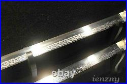 A Set 3 Japanese Samurai Sword Katana High Carbon Steel Full Tang Blade sharp