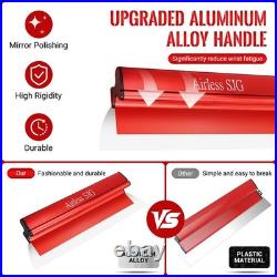 Aluminum-Handle Drywall Skimming Blade Set 6.5,16, 24, 32 Stainless