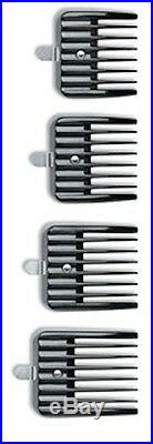 Andis 4640 Black Attachment Comb Set (4 Pack) #04640 Outliner II NEW