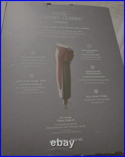 Andis 68520 Excel Professional 5-Speed Detachable Blade Dog Clipper Kit NEW