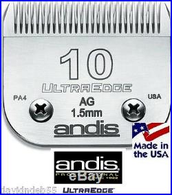 Andis AG PRO Super 2-Speed CLIPPER Set withULTRAEDGE 10 BLADE Pet Dog Cat Grooming