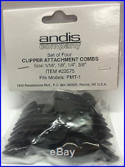 Andis Attachment Comb Set #23575 Fits T-outliner, Superliner, Pmt-1,2