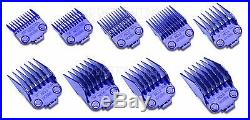 Andis Nano DOUBLE Magnetic Barber Guards Combs Guides 9 SET Master/Fade Clipper