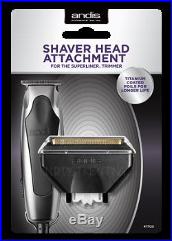 Andis SuperLiner Trimmer Bump-Free Shaver Attachment Set 77120 Brand NEW