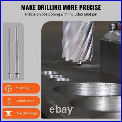 Annular Cutter Set HSS Magnetic Drill Bits 13 PCS Weldon Shank 1 Depth
