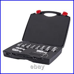Annular Cutter Set HSS Magnetic Drill Bits 13 PCS Weldon Shank 1 Depth