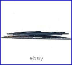 BMW 7 E65 E66 Front Windshield Wiper Blade Set 61610442837 0442837 New Genuine
