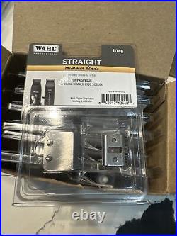 BOX OF 12- Wahl Straight blade Set for AC TRIMMER, 8900 SIDEKICK #1046