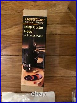 BRAND NEW Veritas Router Plane Lot- Fence and Blade Set with Inlay Cutter Head