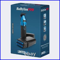 BaBylissPRO LimitedFX Black/Blue Trimmer & Shaver Gift Set #FXDUOFS2TBL
