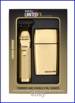 BaBylissPRO LimitedFX Collection Trimmer & Shaver Set Gold FXDUOFS2TG