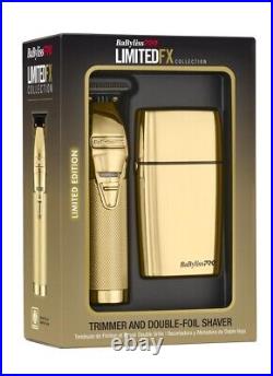 BaBylissPRO LimitedFX Collection Trimmer & Shaver Set Gold FXDUOFS2TG