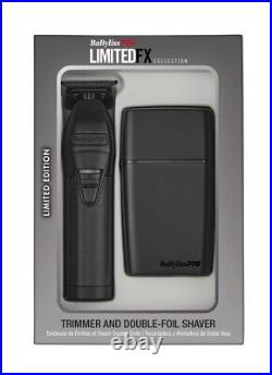 BaBylissPRO LimitedFX Collection Trimmer & Shaver Set Matte Black FXDUOFS2TMB