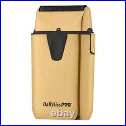 BaByliss PRO GOLD Edition FX Clipper Trimmer & UV Single Foil Shaver Set NEW