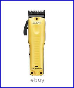 BabylissPRO LoProFX YELLOW Trimmer & Clipper Combo Set -FX726YI & FX825YI NEW