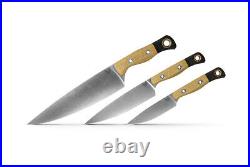 Benchmade 4000-02 3 Piece Kitchen Knife Set CPM-154 Blade Maple Richlite Handles