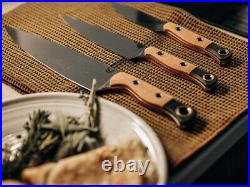 Benchmade 4000-02 3 Piece Kitchen Knife Set CPM-154 Blade Maple Richlite Handles