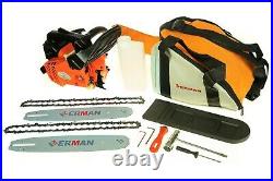 Best selling Gasoline Chainsaw Fuel Power Tool Petrol Chainsaw Top Handle Erman