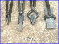 Blacksmith Tongs Set, Tools For Anvil, Hammer, Forge, Blade, Knife Making