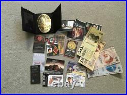 Blade Runner 2019 Deckard & 2049 Officer K Badges Wallets & Free SETS of Cards