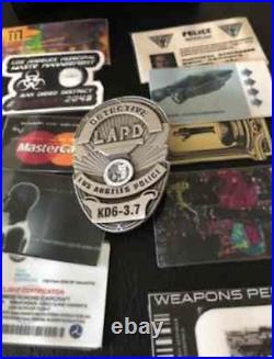 Blade Runner 2019 Deckard & 2049 Officer K Badges Wallets & Free SETS of Cards