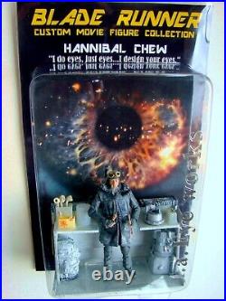 Blade Runner Movie 118 Scale Custom 4 Figure Hannibal Chew L. A. Eye Works