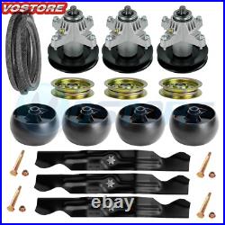 Blade Spindle Belt Pulley Deck Wheel Kit for Cub Cadet RZT 50 Zero Turn RZT50
