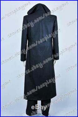 Blade Trinity Wesley Snipes Cosplay Costume Black Trench Coat Outfit Whole Set