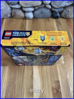 Brand New Factory Sealed Rare Lego NEXO KNIGHTS Clay's Rumble Blade Set # 70315