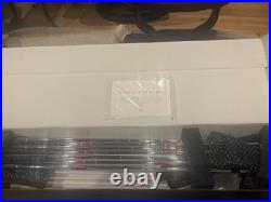 Brand new Miura KM Baby Blades Iron Set 7 Clubs Steel Shaft Blade Silver