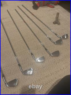 Brand new Miura KM Baby Blades Iron Set 7 Clubs Steel Shaft Blade Silver