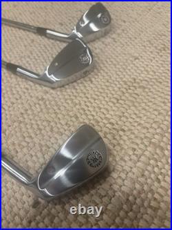 Brand new Miura KM Baby Blades Iron Set 7 Clubs Steel Shaft Blade Silver