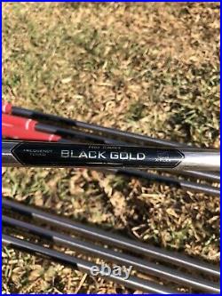 Bridgestone J36 Blades 3-PW Black Gold X-Stiff (Basically New, Read Description)
