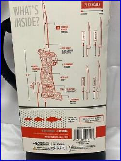 Bubba 1095705 Electric Fillet Knife Lithium Ion 4 Blade Set New