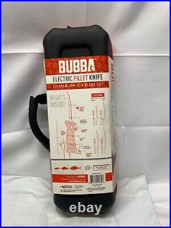 Bubba 1095705 Electric Fillet Knife Lithium Ion 4 Blade Set New
