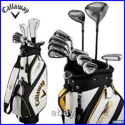 CALLAWAY Gold Club Set with Caddy Bag Wardbird 10pc 2019 Model NEW4PKR191014220