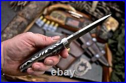 CFK Handmade D2 Custom Genuine Sheep Horn Hunting Skinner Sport Blade Knife Set
