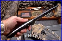 CFK Handmade D2 Tool Steel Custom Bushcraft Hunting Blade Knife Kydex Sheath Set