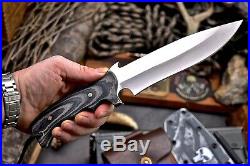 CFK Handmade VG10 Custom Tactical Combat Hunting Blade Knife & Kydex Sheath Set