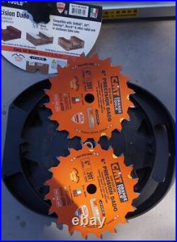 CMT Orange 6 Dado Blade Set, 20 teeth, FTG + ATB grind, 230.520.06 #556222, NIB