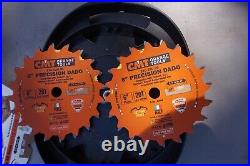 CMT Orange 6 Dado Blade Set, 20 teeth, FTG + ATB grind, 230.520.06 #556222, NIB