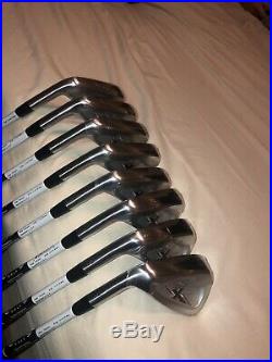 Callaway X-Forged Iron Set 3-PW Stiff Flex Project X Shafts Left Handed NEW