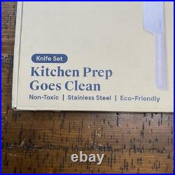 Caraway 5 Piece Knife Set Premium German Steel Blade Kitchen Chef Knives Shears